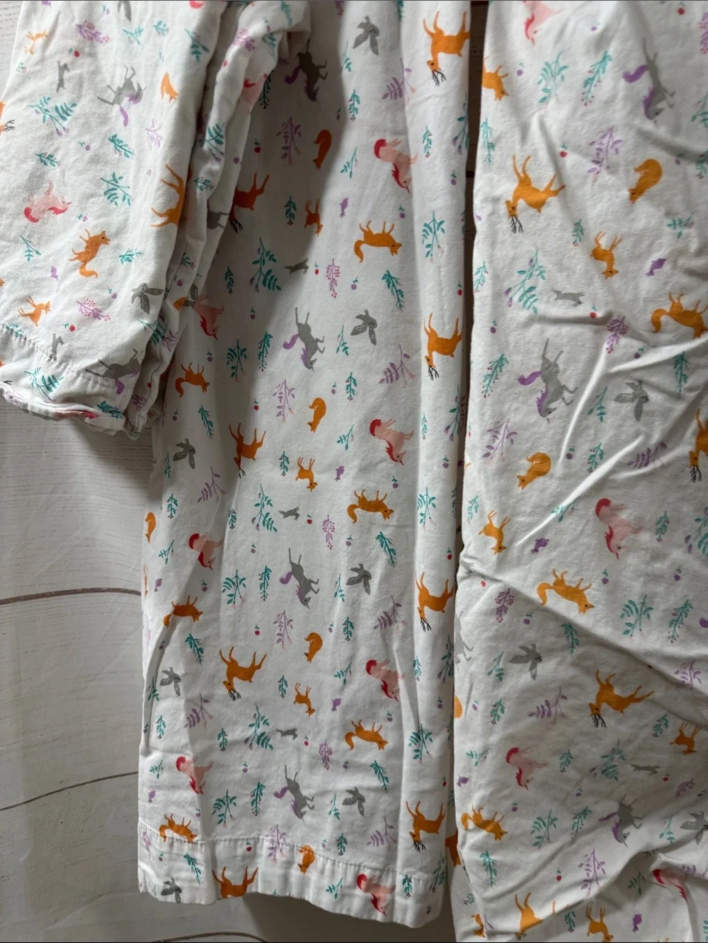 4 Pillowfort Kids White Unicorn & Fox Print crib sheet+ 2 flat sheets + pillow